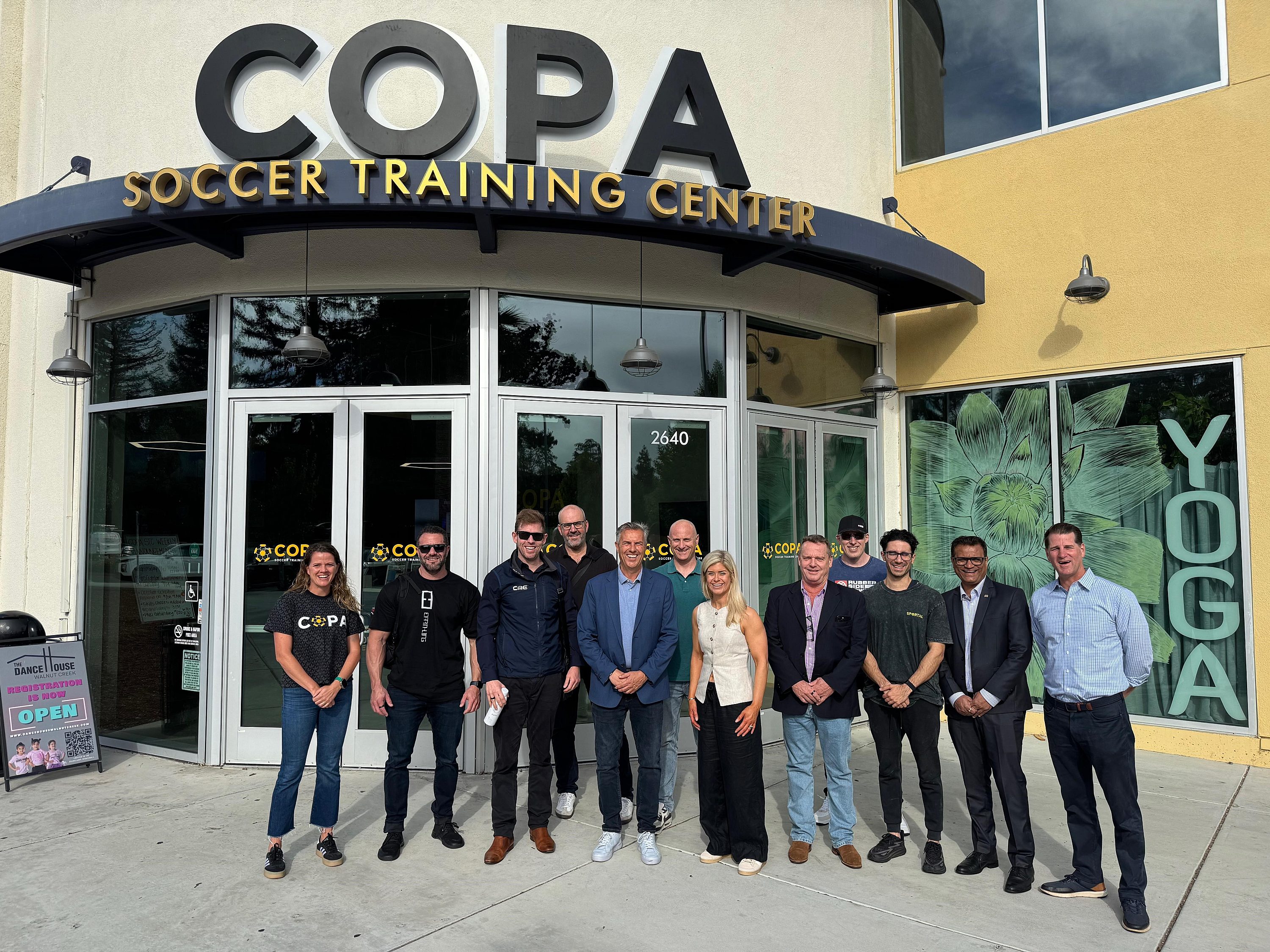 Group photo COPA Soccer training Centre