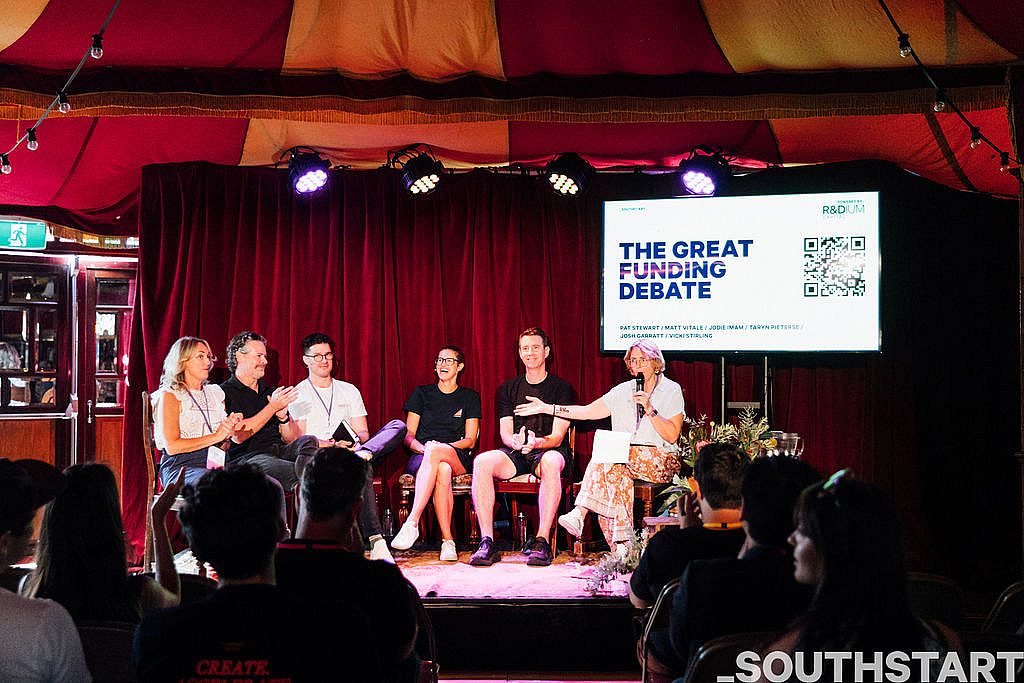 Fireside caht with a panel of six professionals