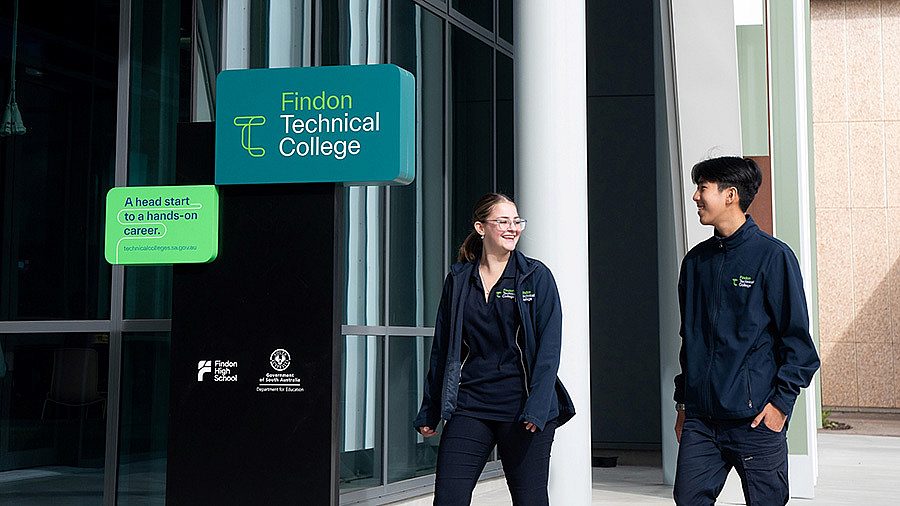 Findon Technical College students web