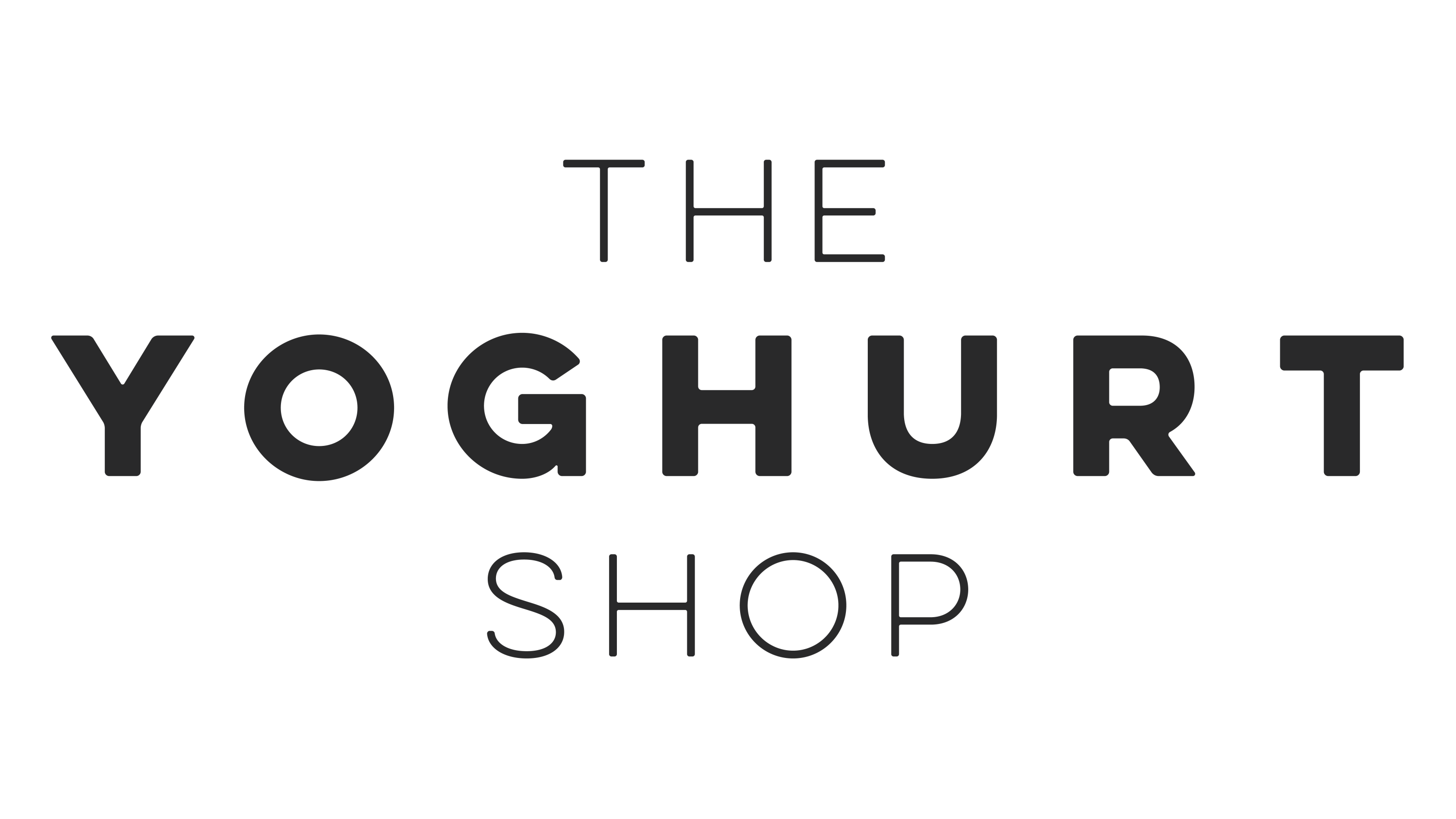 The Yoghurt Shop Logo BLACK 4
